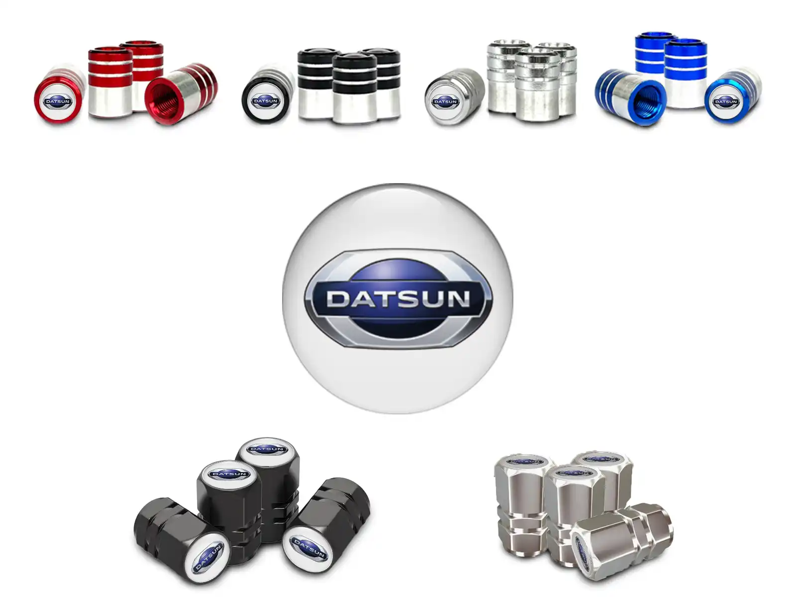 Datsun Caps Valve Roues Voitures Sport Max